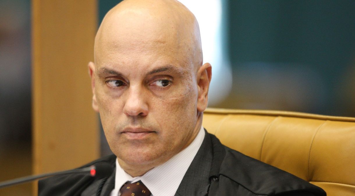 O ministros do STF Alexandre de Moraes; ele é o relator do inquérito das milícias digitais no Supremo
