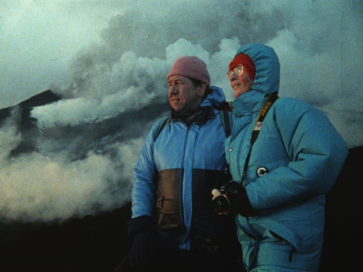 Maurice e Katia Krafft morreram após uma erupção do vulcão Unzen
