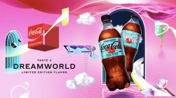 Bebida Dreamworld foi "inspirada no mundo tecnicolor dos sonhos" e adiciona "uma pitada de sabores vibrantes" ao tradicional gosto da Coca-Cola, disse um porta-voz