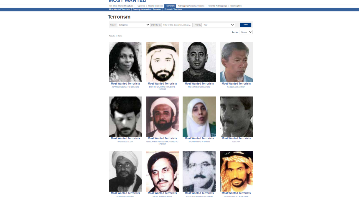 Terrorista da Al Qaeda Ayman al-Zawahiri na lista dos mais procurados do FBI