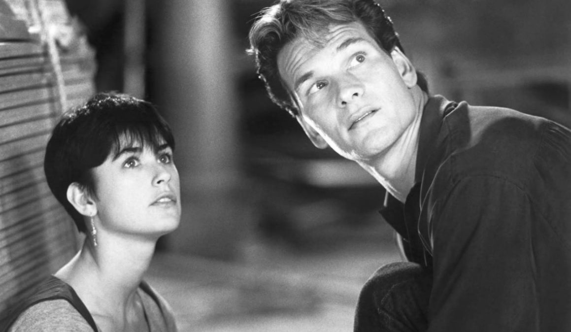 Patrick Swayze e Demi Moore no clássico do cinema, "Ghost"