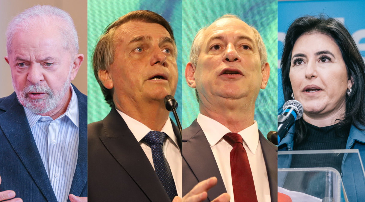 Lula (PT), Bolsonaro (PL), Ciro (PDT) e Tebet (MDB) falam em eventos de campanha