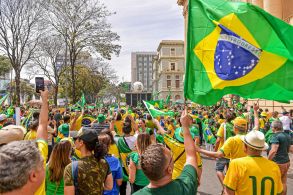 Presidente Jair Bolsonaro (PL) discursou em Brasília pela manhã e em seguida foi ao Rio de Janeiro