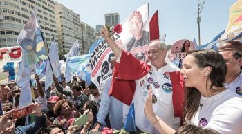 Pedetista participou de caminhada em Copacabana, onde afirmou que governo federal “destratou” estado do Rio