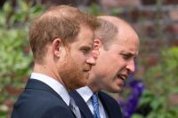 William e Harry são vistos juntos pela primeira vez desde junho