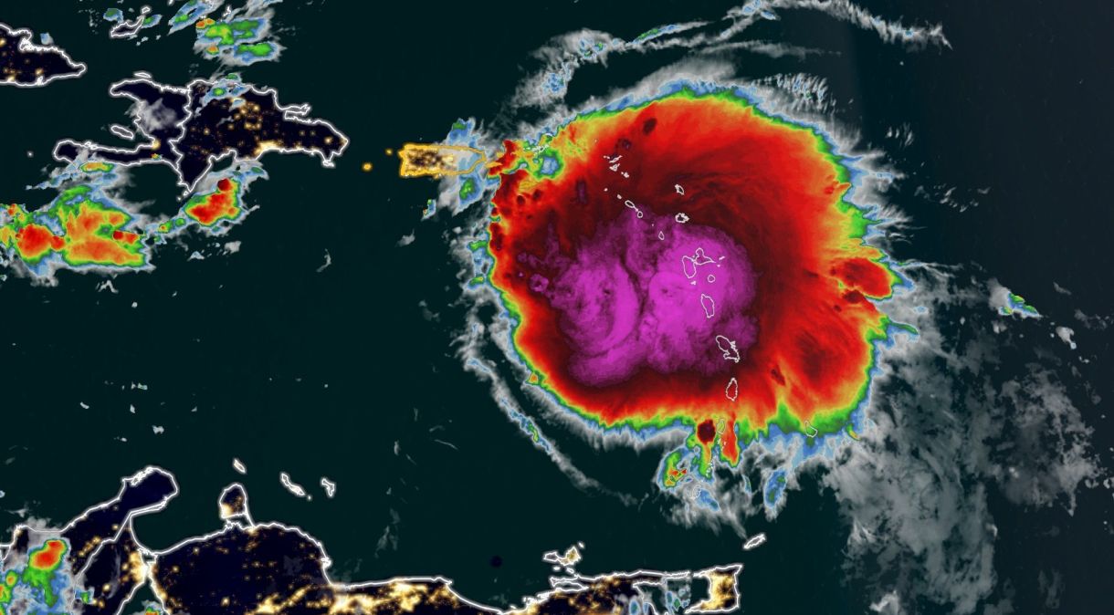 Alerta para furacão é emitido para Porto Rico