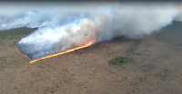 Parque Nacional de Brasília é atingido por incêndio de grandes proporções