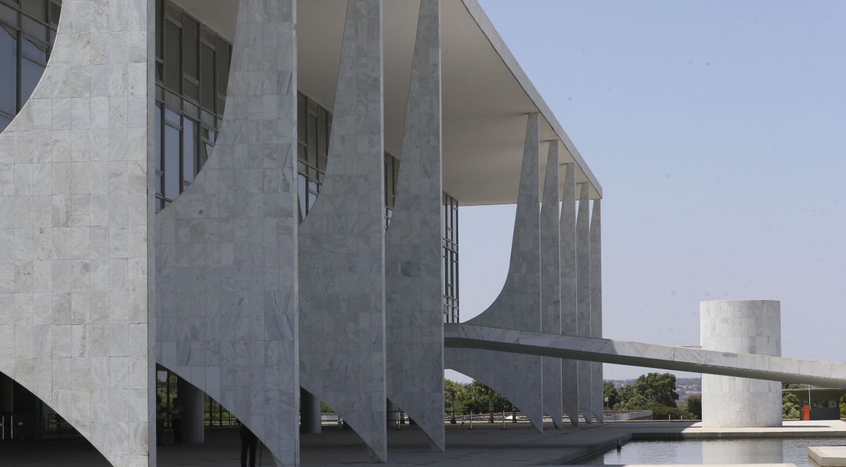 Fachada do Palácio do Planalto em Brasília (DF).