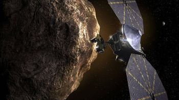 Espaçonave Lucy passou próxima ao pequeno asteroide Dinkinesh, localizado entre as órbitas de Marte e Júpiter