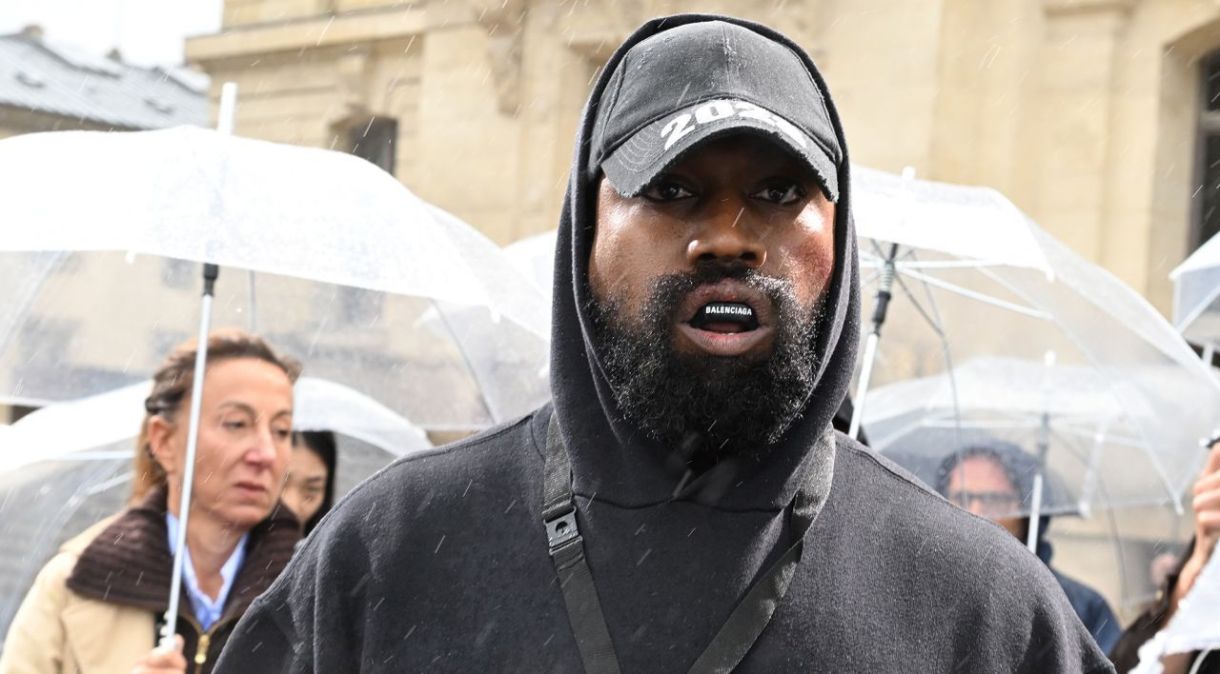 Kanye West em 2 de outubro na França.