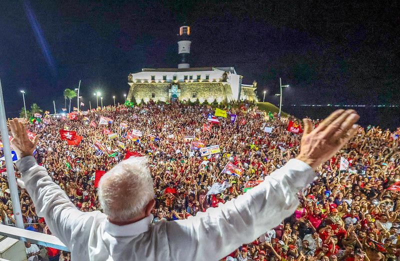Lula participa de ato em Salvador durante campanha ao segundo turno da eleição presidencial; na Bahia, seu aliado Jerônimo Rodrigues (PT) foi eleito ao governo do estado