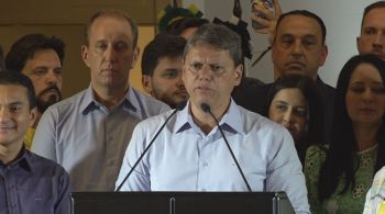 Tarcísio de Freitas, do Republicanos, falou pela primeira vez como governador eleito de São Paulo