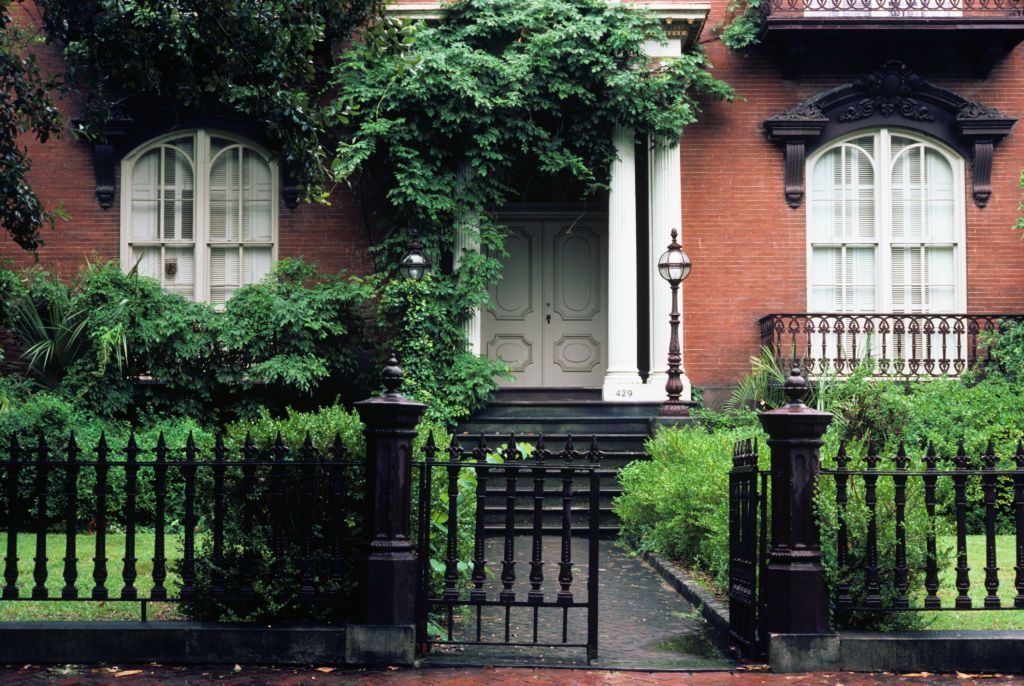 The Mercer-Williams House, museu construído em 1868, em Savannah