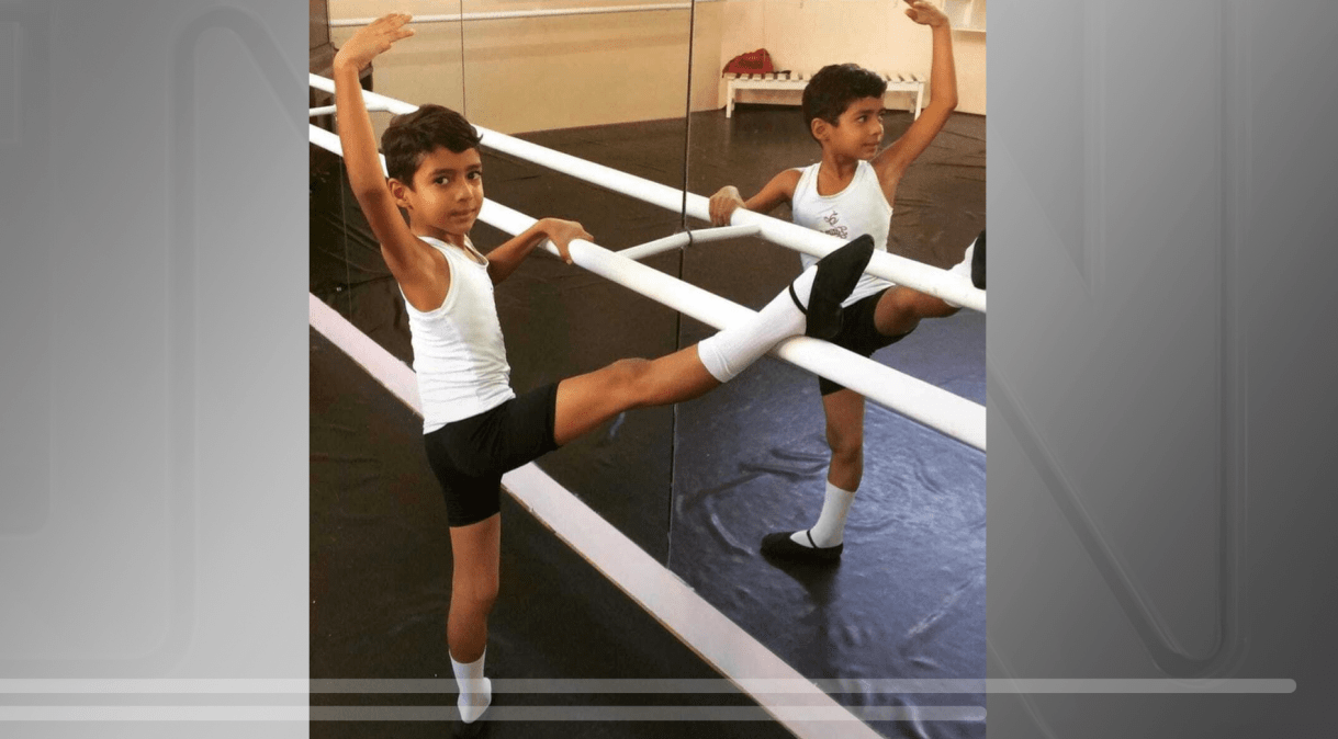 Bailarino Guilherme de Lima, de 13 anos, foi aprovado para estudar na Escola de Teatro Bolshoi