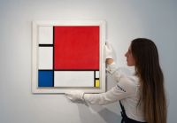 Pintura de Mondrian deve arrecadar mais de R$ 260 milhões em leilão raro