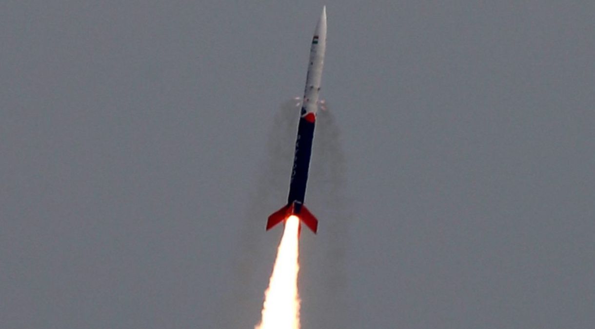 Índia lança seu primeiro foguete privado ao espaço