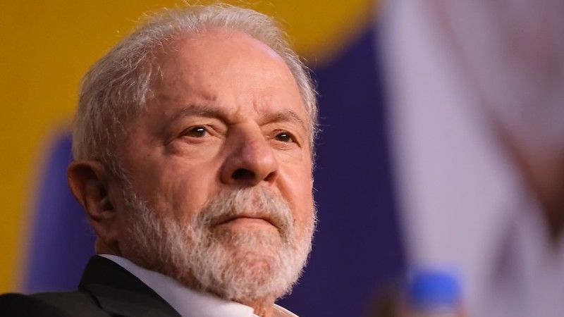 O presidente eleito Luiz Inácio Lula da Silva