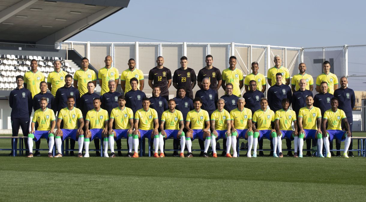 Seleção divulga foto oficial para a Copa