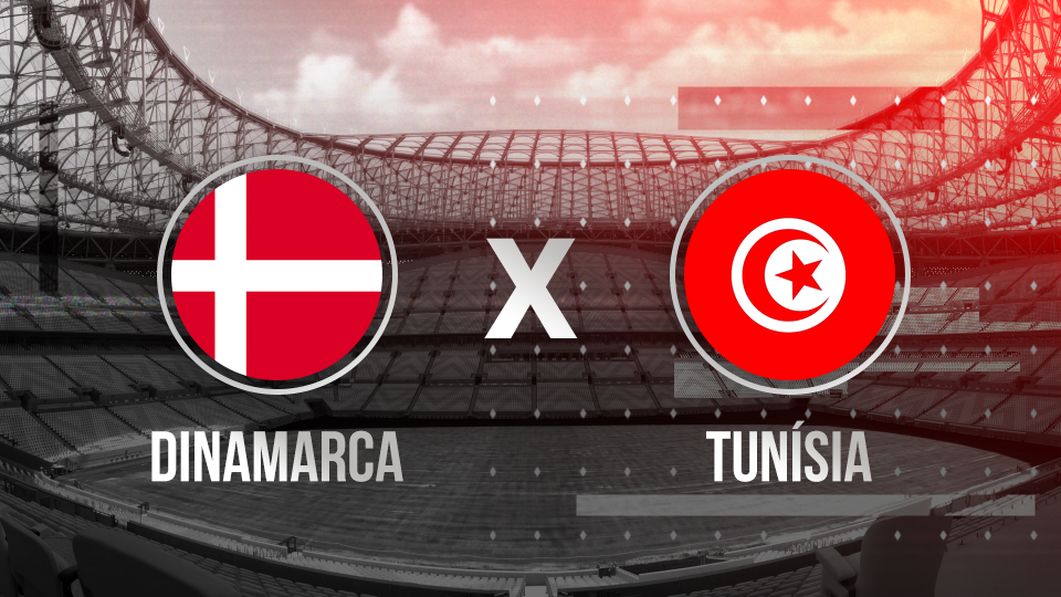 Dinamarca x Tunísia pela Copa do Mundo