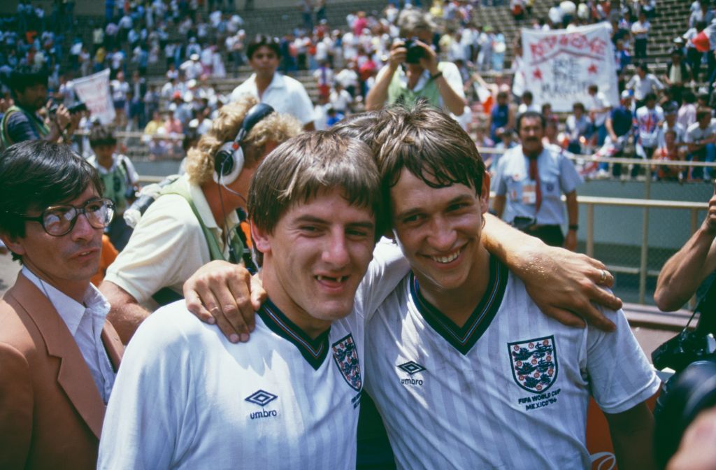 Gary Lineker soma 10 gols marcados em edições da Copa do Mundo entre os anos de 1986 e 1990