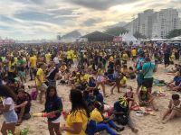 Fan fest de Copacabana reúne 12 mil pessoas, dizem organizadores