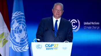 Em discurso na COP27, ex-vice-presidente americano afirmou ainda que líderes globais têm um problema de credibilidade por falta de ação para conter as mudanças climáticas