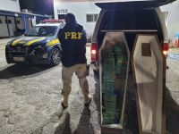 PRF apreende 50kg de crack encontrados dentro de caixão funerário em rodovia