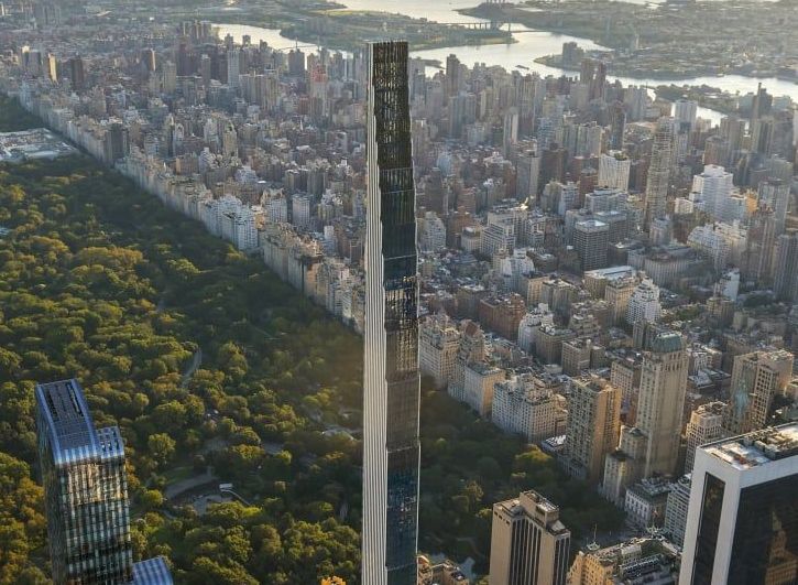 A Torre Steinway atinge 435 metros de altura