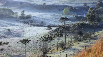 Intensa massa de ar frio chega ao Sul do país, provocando declínio acentuado nas temperaturas