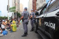 Policial é baleado durante ataque de dependentes da Cracolândia, no centro de SP