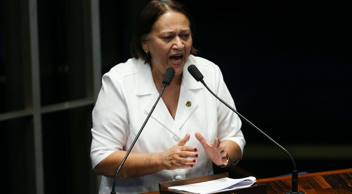 Fátima Bezerra (PT) será a única governadora a falar na cerimônia sobre os ataques de 8 de janeiro