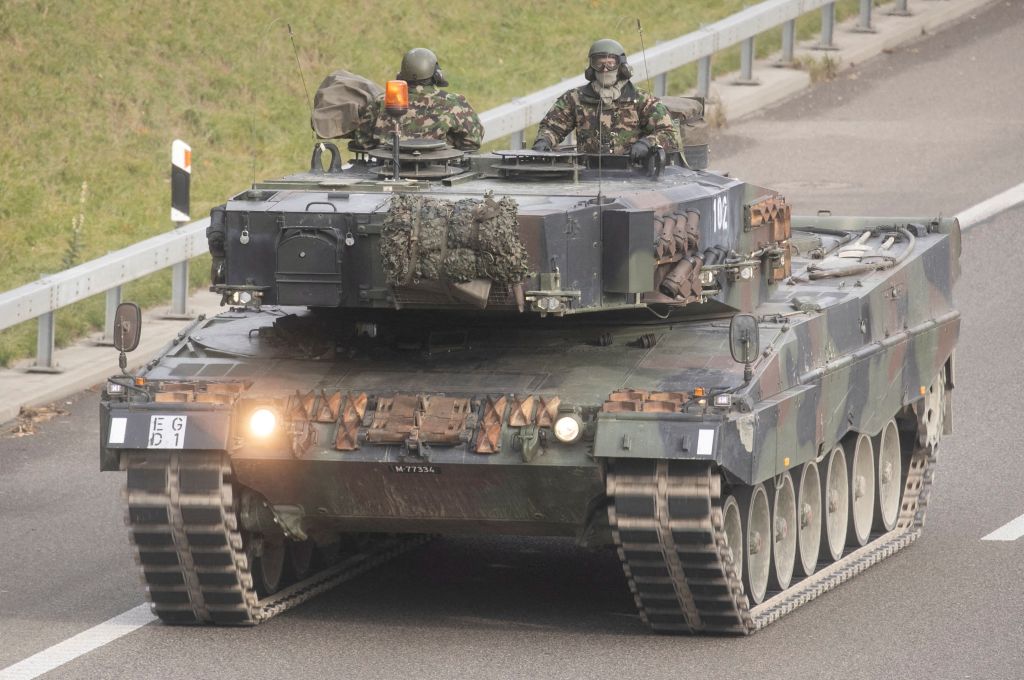 Tanque Leopard 2, de fabricação alemã