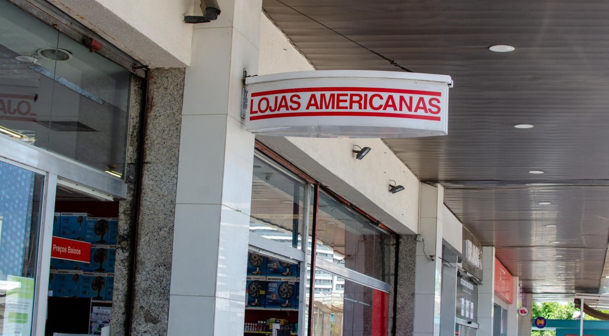 Fachada das Lojas Americanas, no centro de Fortaleza (CE)