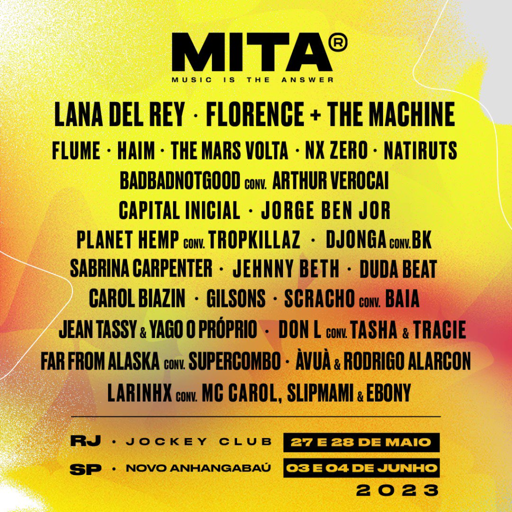 Festival MITA anuncia line-up com Lana Del Rey, Florence + The Machine e HAIM