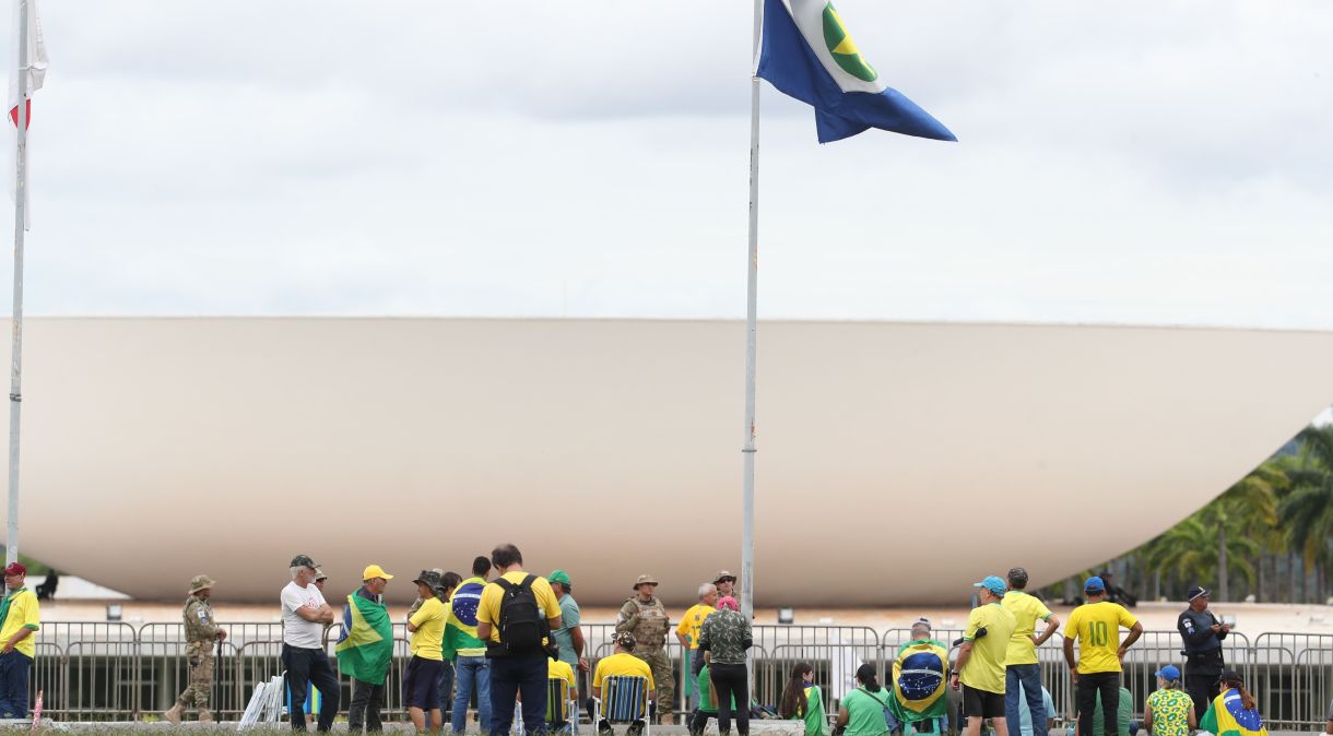 Movimentação durante os ataques de 8 de janeiro em Brasília