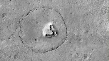 Imagem foi filmada em dezembro em uma câmera a bordo do Mars Reconnaissance Orbiter