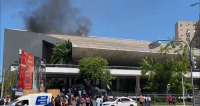 Incêndio atinge Teatro Castro Alves, em Salvador