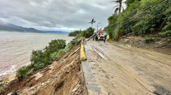 Chuvas atingiram mais a cidade de São Sebastião, que se conecta a Ilhabela através de balsas, segundo Colucci