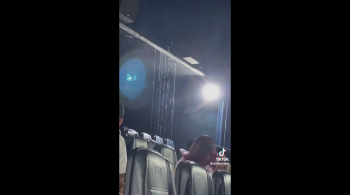 Vídeo que viralizou nas redes sociais mostra imagens de uma sala de cinema cheia de água devido as chuvas que atingem o estado do Rio de Janeiro no início deste ano