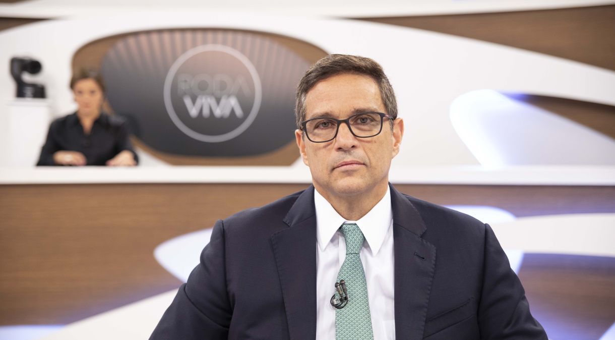 Roberto Campos Neto em entrevista ao Roda Viva, da TV Cultura.
