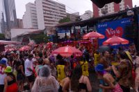 Mesmo com chuva, multidões vão às ruas no pré-Carnaval de São Paulo