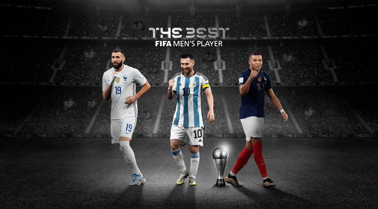 Karim Benzema, Lionel Messi e Kylian Mbappé disputam o prêmio The Best, da Fifa