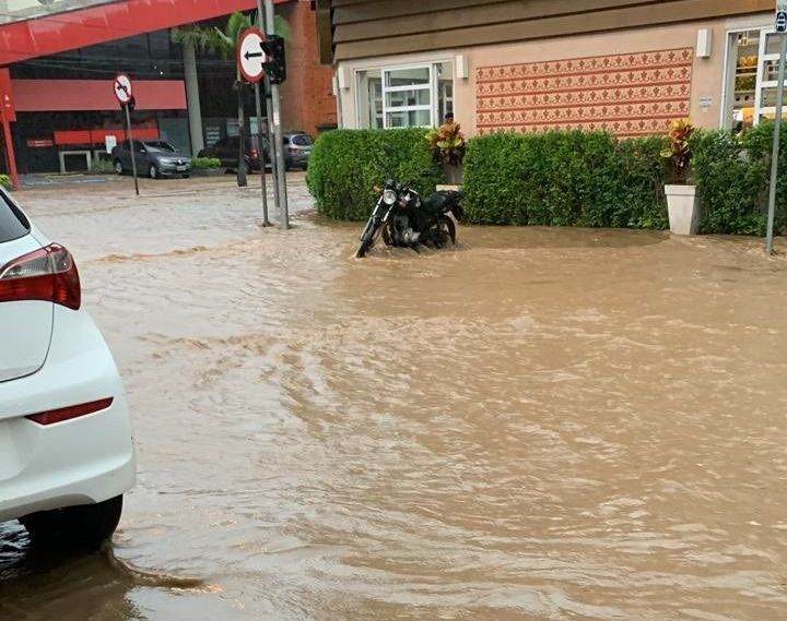 Área atingida pela chuva em São Sebastião