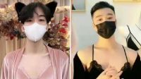 Com censura da China contra mulheres de lingerie, homens substituem modelos