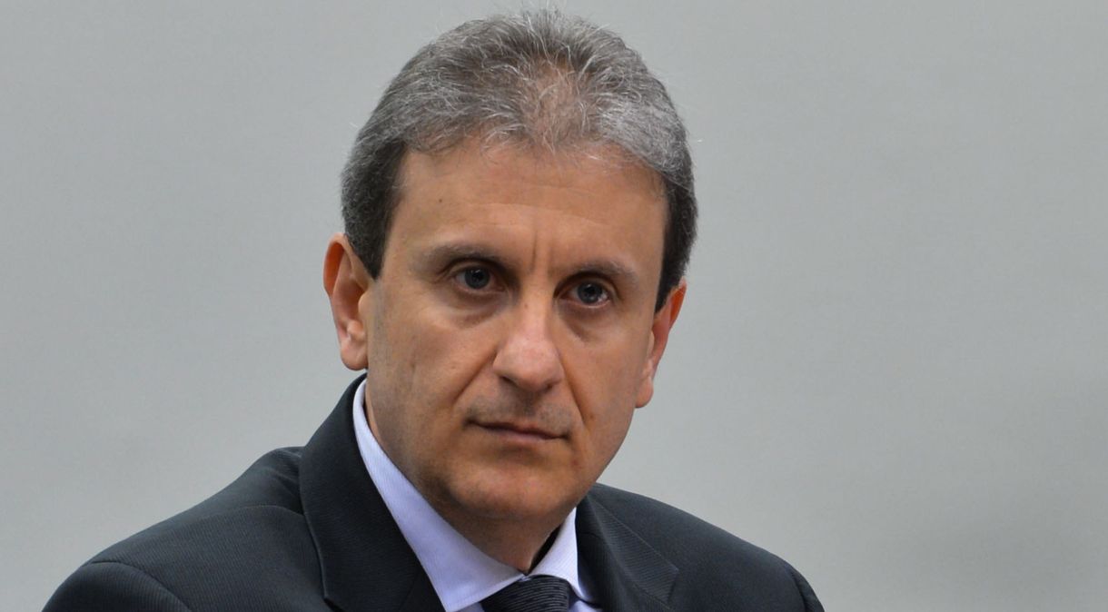 Doleiro Alberto Youssef durante audiência na Comissão Parlamentar de Inquérito (CPI) dos Fundos de Pensão