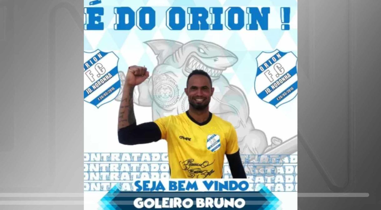 Goleiro Bruno é anunciado pelo Orion FC, time de várzea do bairro do Jardim Noronha, zona sul de São Paulo