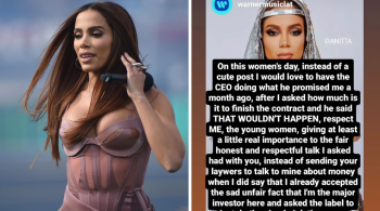 #FreeAnitta virou trending topics do Twitter após cantora desabafar sobre sua relação com a gravadora