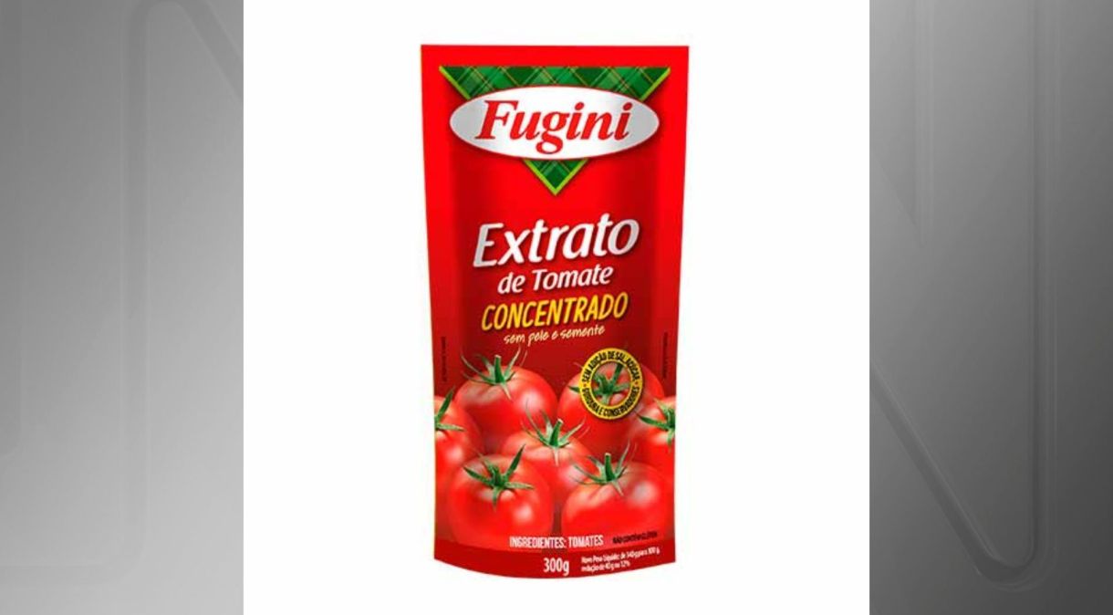Extrato de tomate da marca Fugini