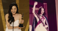 Michelle Yeoh, vencedora do Oscar de melhor atriz, já foi Miss Malásia e sonhava ser bailarina