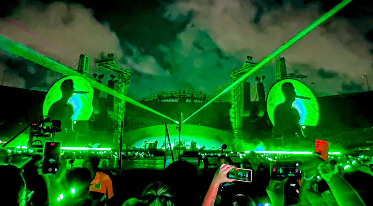 Show da banda britânica Coldplay como parte da turnê mundial "Music of Spheres", no Estádio do Morumbi, em São Paulo